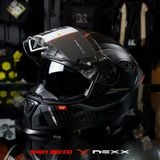  Mũ Fullface Nexx SX.100R Skidder - Black Grey 