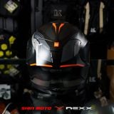  Mũ Fullface Nexx SX.100R Skidder - Black Grey 