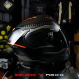  Mũ Fullface Nexx SX.100R Skidder - Black Grey 