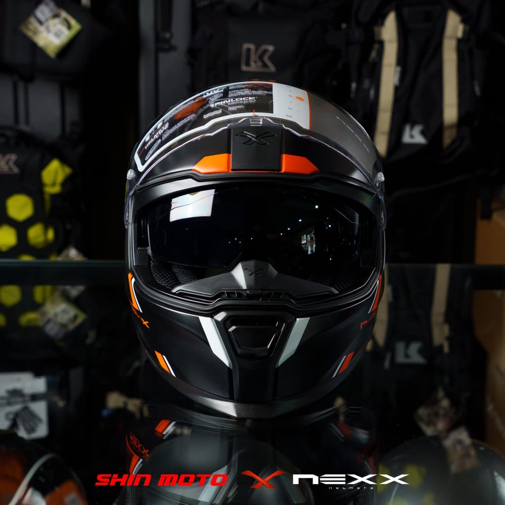 Mũ Fullface NEXX SX.100R Frenetic - Red Black