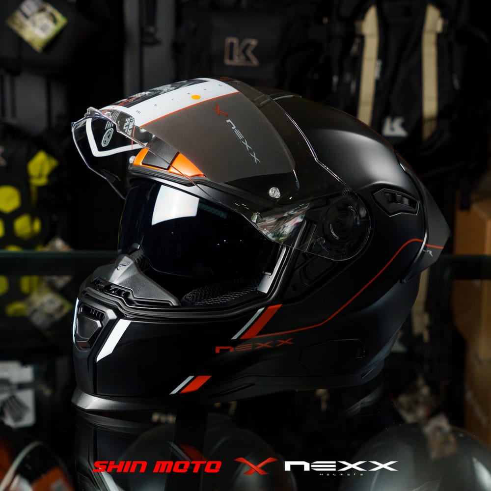 Mũ Fullface NEXX SX.100R Frenetic - Red Black