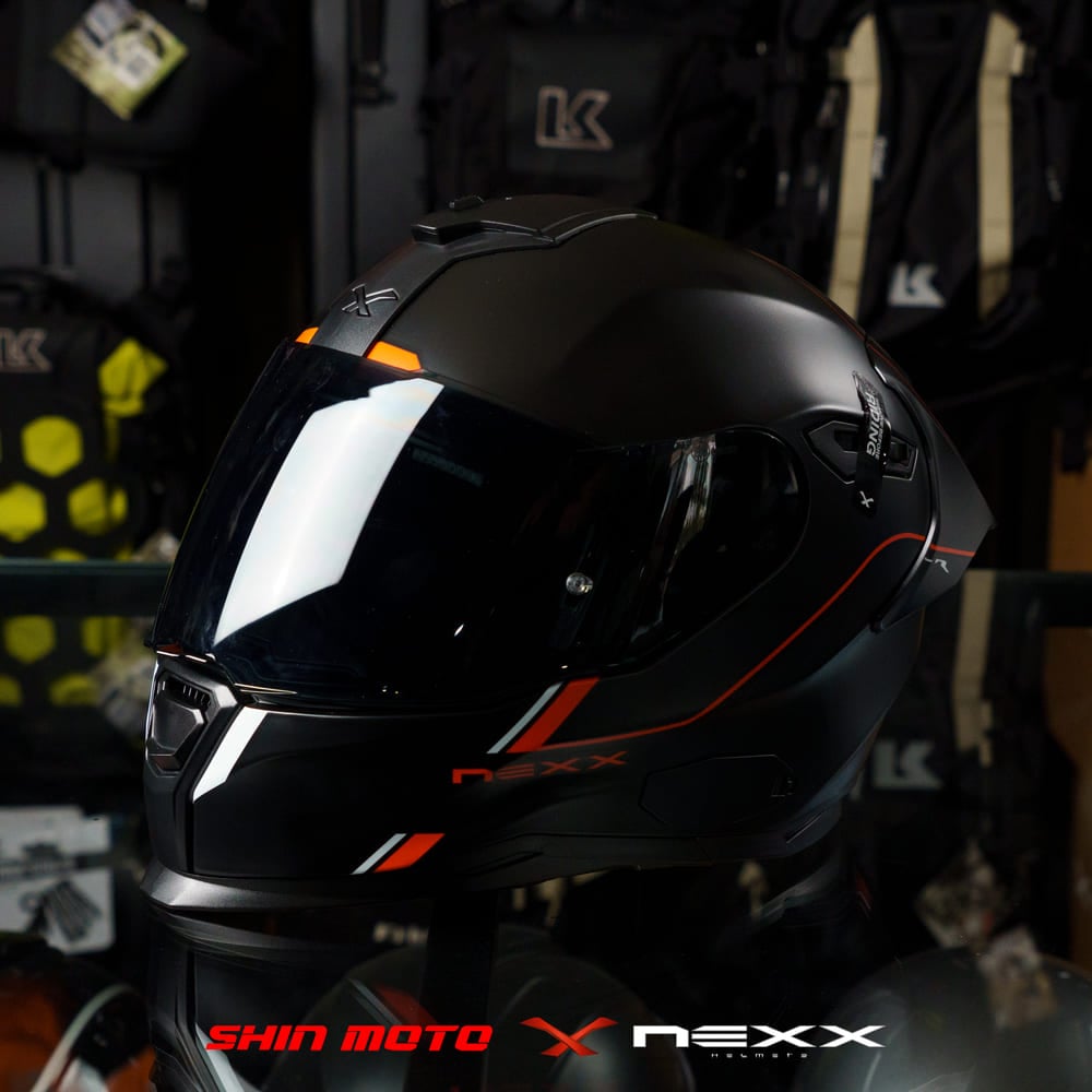 Mũ Fullface NEXX SX.100R Frenetic - Red Black