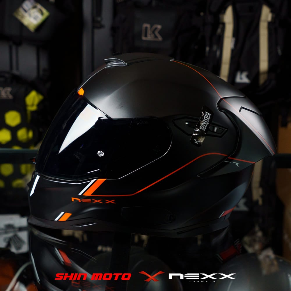 Mũ Fullface NEXX SX.100R Frenetic - Red Black