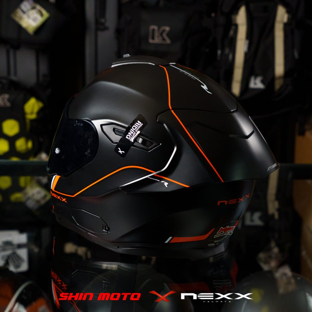 Mũ Fullface NEXX SX.100R Frenetic - Red Black