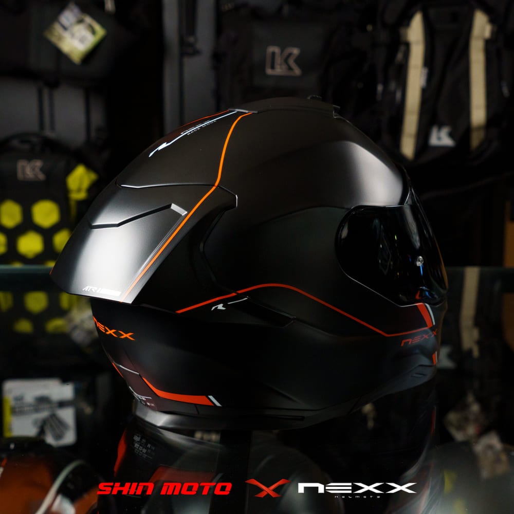 Mũ Fullface NEXX SX.100R Frenetic - Red Black