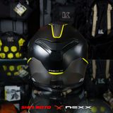  Mũ Fullface NEXX SX.100 Skyway - Black Neon 