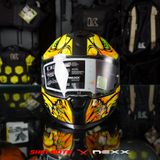  Mũ Fullface Nexx SX.100R Abisal - Yellow Blue 