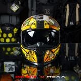  Mũ Fullface Nexx SX.100R Abisal - Yellow Blue 
