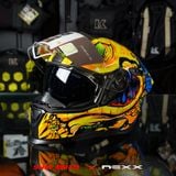  Mũ Fullface Nexx SX.100R Abisal - Yellow Blue 