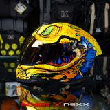  Mũ Fullface Nexx SX.100R Abisal - Yellow Blue 