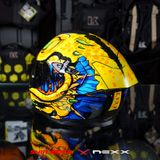  Mũ Fullface Nexx SX.100R Abisal - Yellow Blue 