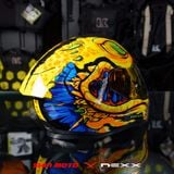  Mũ Fullface Nexx SX.100R Abisal - Yellow Blue 