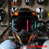  Kính Goggle LEATT Velocity 6.5 Iriz Fuel Red 28% 