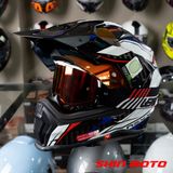  Kính Goggle Leatt Velocity 6.5 Iriz White Red 28% 