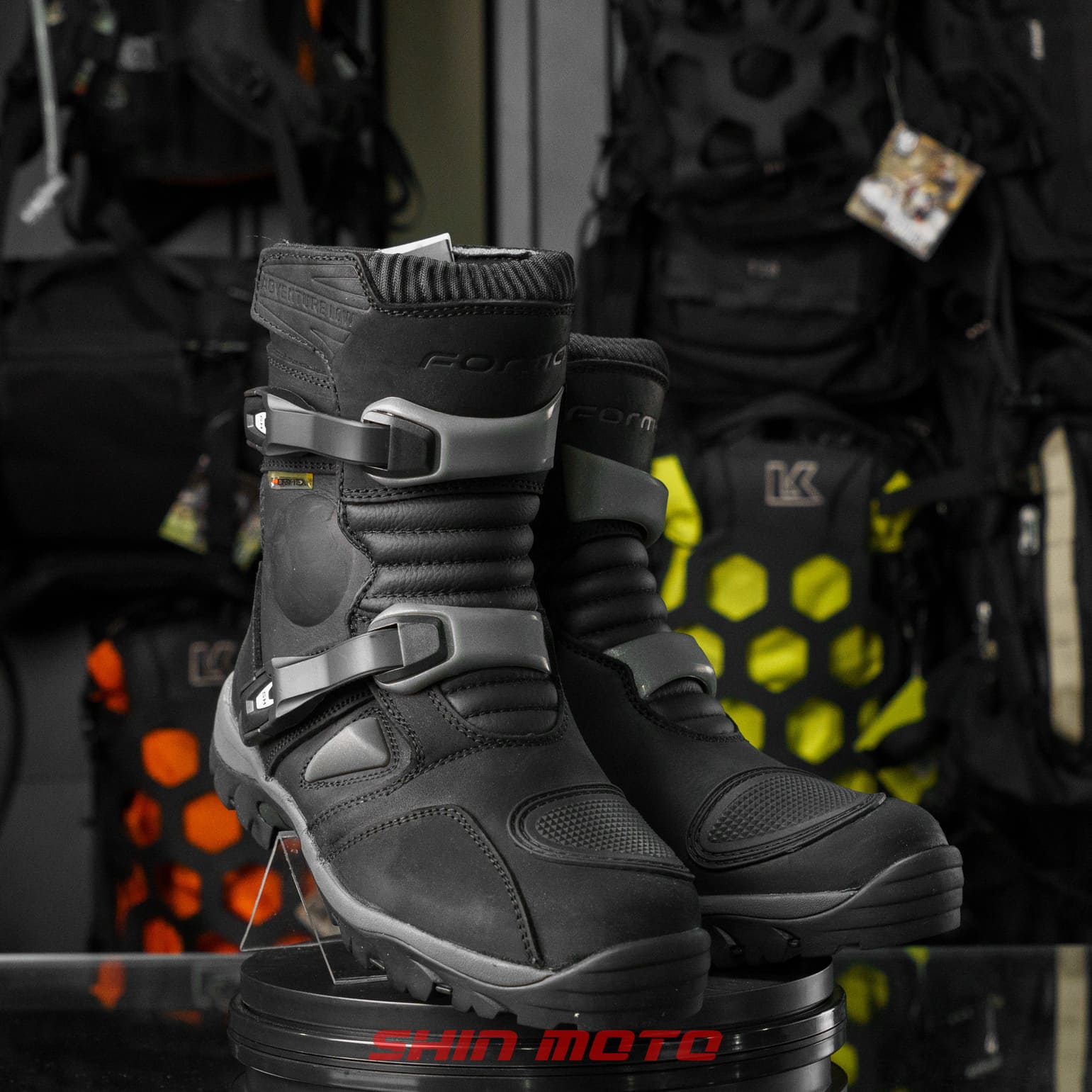 正規品／FORMA ライディングブーツ ADVENTURE TOURER ブーツ（ブラック） サイズ：40/25.5cm フォーマ バイク フォーマ アドベンチャー ブーツの通販