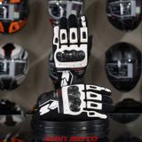  Găng Tay Da SPIDI G-Carbon White 