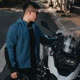  Áo Spidi Hoodie Armor Light - Black Blue 