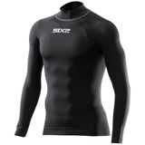  Áo Lót Giáp SIXS Dài Tay Cổ Cao - All Black 