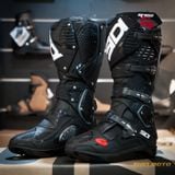  Giày Motocross SIDI Crossfire 3 SRS - Black Black 