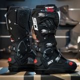  Giày Motocross SIDI Crossfire 3 SRS - Black Black 