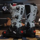  Giày Motocross SIDI Crossfire 3 SRS - Black Ash 