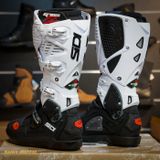  Giày Motocross SIDI Crossfire 3 SRS - Black White 