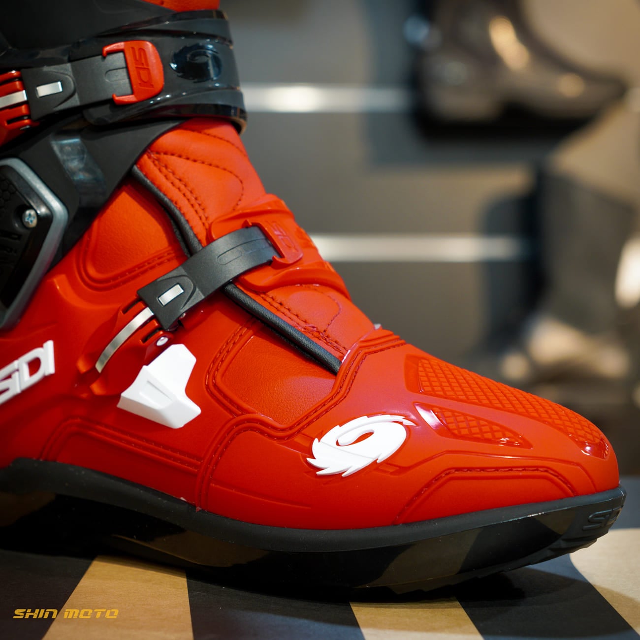 Giày Motocross SIDI Crossfire 3 SRS - Red Red Black