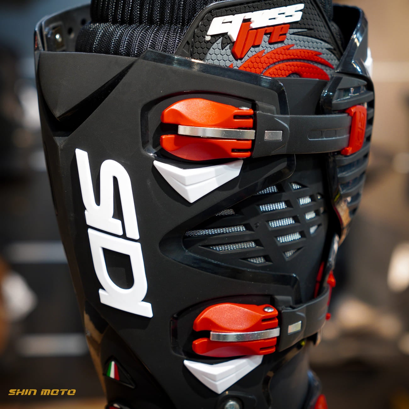 Giày Motocross SIDI Crossfire 3 SRS - Red Red Black