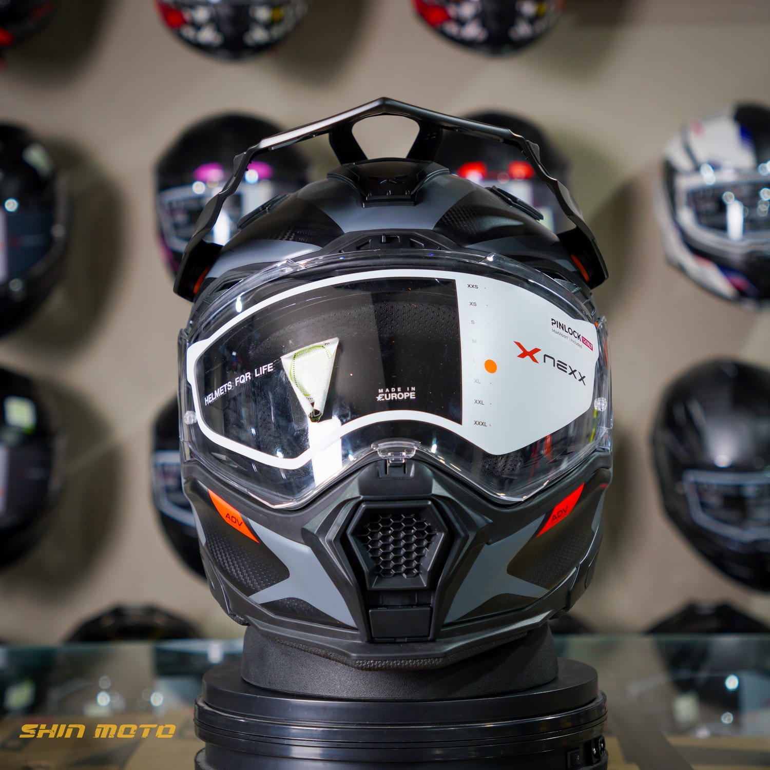 Mũ Bảo Hiểm Adventure NEXX X.WED3 - Keyo Grey Red