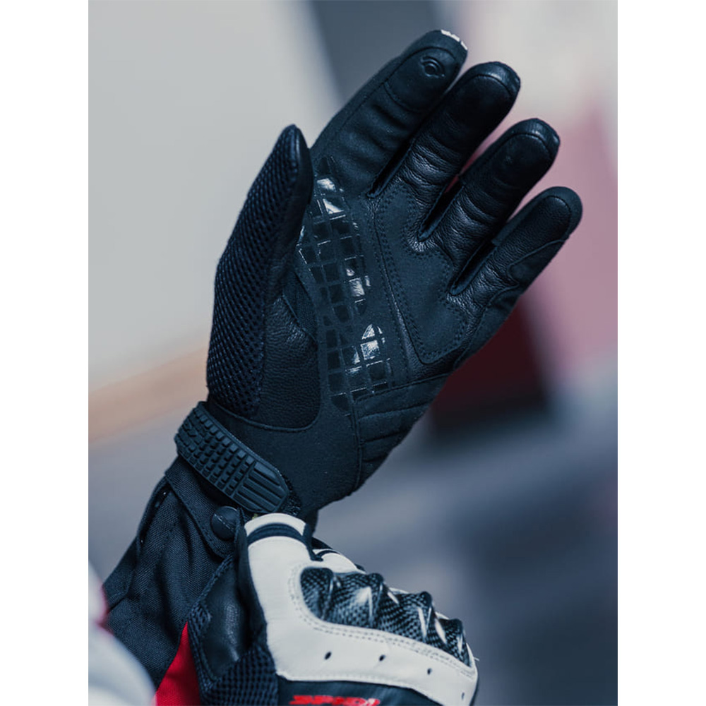 Găng Tay Da SPIDI G-Carbon White
