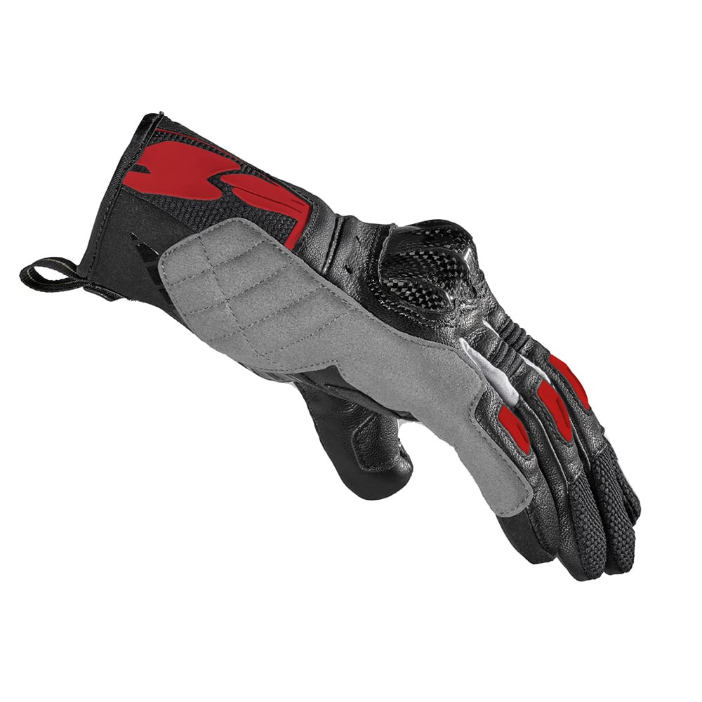 Găng Tay Da SPIDI G-Carbon Red