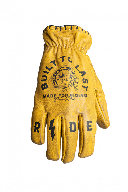 Găng Cafe Racer JOHN DOE Coyote - Yellow Black