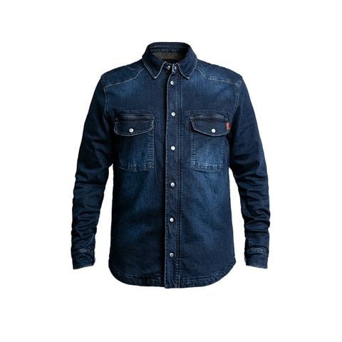Áo Giáp Denim JOHN DOE Motoshirt - Dark Blue