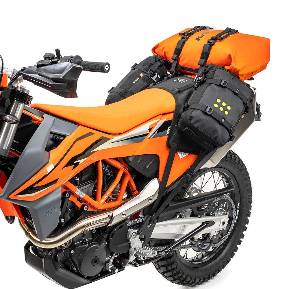 Kriega Rollpack 40 Motorradtasche - Wasserdichte Hecktasche 40 Liter Orange