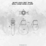 Giá Đỡ Điện Thoại Cổ Dê QUAD LOCK 360 Roll Cage Mount 