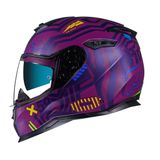  Mũ Fullface Nexx SX.100 Enigma - Aubergine 