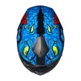  Mũ Fullface Nexx SX.100R Abisal - Blue Neon 