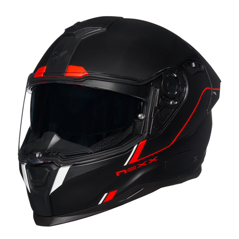 Mũ Fullface NEXX SX.100R Frenetic - Red Black