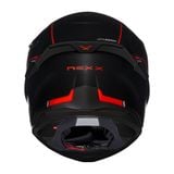  Mũ Fullface Nexx SX.100R Frenetic - Red Black 