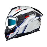 Mũ Fullface NEXX SX.100R Gridline - White Blue 