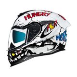  Mũ Fullface NEXX SX.100R Hungry Miles - White 