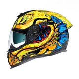  Mũ Fullface Nexx SX.100R Abisal - Yellow Blue 
