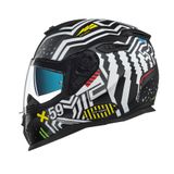 Mũ Fullface Nexx SX.100 Enigma - Black White 