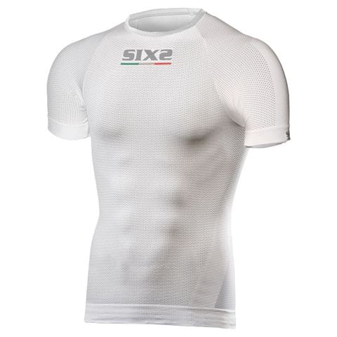 Áo Lót Giáp SIX2 Super Light Ngắn Tay - White