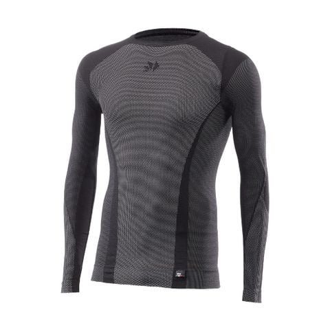 Áo Lót Giáp Kháng Khuẩn SIX2 Bốn Mùa - Black Carbon