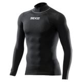  Áo Lót Giáp SIXS Dài Tay Cổ Cao - All Black 