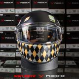  Mũ Classic Nexx X.G100R Checkmate - Matt Black 