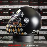  Mũ Classic Nexx X.G100R Checkmate - Matt Black 