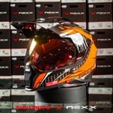  Mũ Adventure Nexx X.WRL Atika Carbon - Orange Grey 