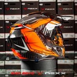 Mũ Adventure Nexx X.WRL Atika Carbon - Orange Grey 